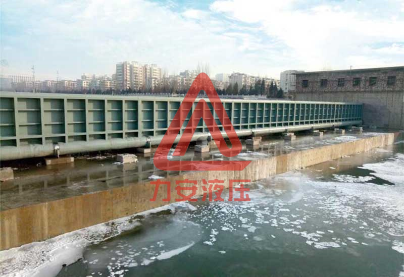 Steel dam, hydraulic dam