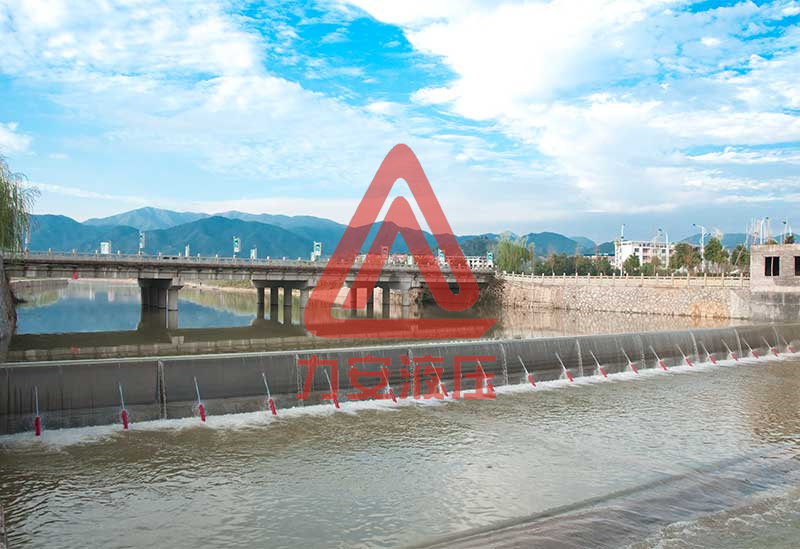 Steel dam, hydraulic dam